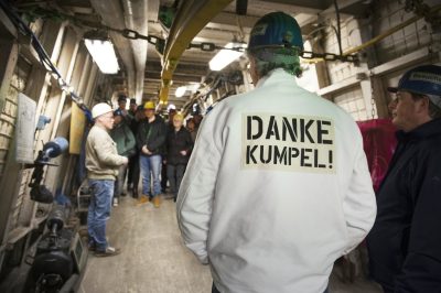 Bäckerei Büsch - Gewinnder der Sommeraktion der Bäckerei Büsch besuchen den Lehrstollen des Bergwerk West in Kamp-Lintfort - am Samstag, den 17. November 2018